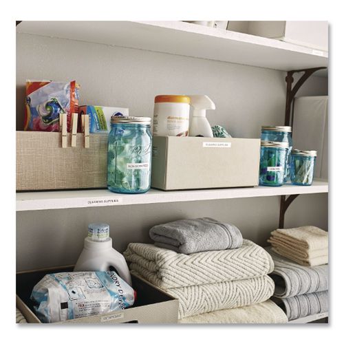 Image of DYMO® 2050826 LetraTag Paper Label Tape Cassettes, 0.5" x 13 ft, White, 6/Box