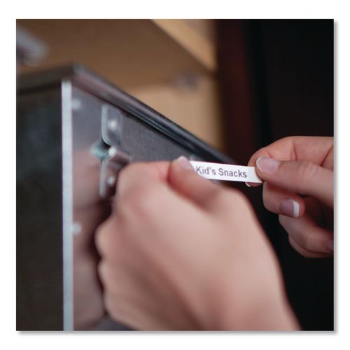 Image of DYMO® 2050826 LetraTag Paper Label Tape Cassettes, 0.5" x 13 ft, White, 6/Box