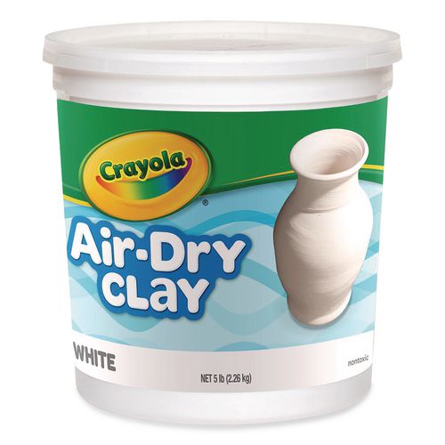Image of Crayola® 575055 Air-Dry Clay, White, 5 Lbs