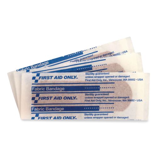 Image of First Aid Only 1-010 Fingertip Bandages, 1.75 X 2, 10/box