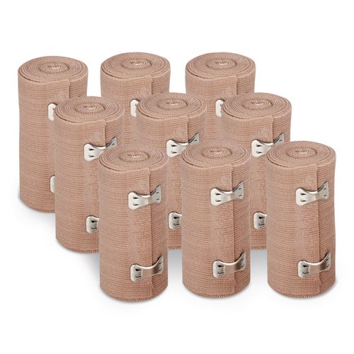 Image of First Aid Only 5-903/J617 Reusable Elastic Bandage Wrap, 4" X 15 Ft, 9/box