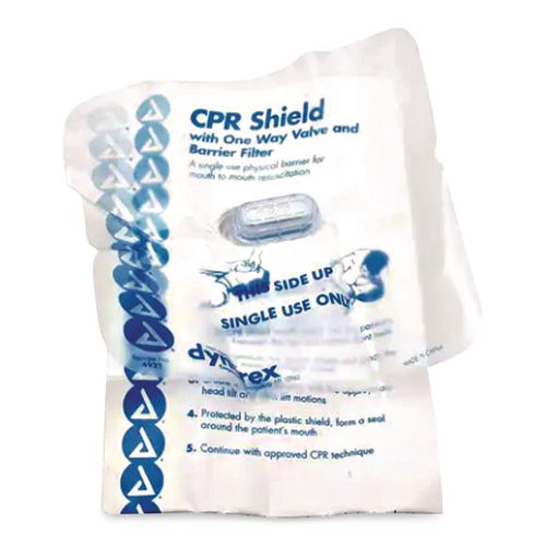 Image of First Aid Only 730009 CPR Face Shield with Elastic Ear Bands, Fits Adults and Children