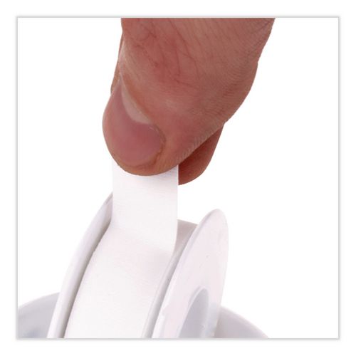 Image of First Aid Only 730014 Waterproof-Adhesive Medical Tape with Dispenser, Acrylic, 0.5" x 15 ft, White