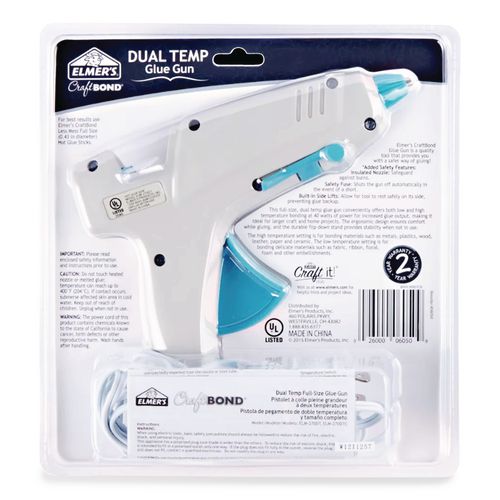Image of Elmer's® E6050 CraftBond Glue Gun, 40 W, Blue/Gray