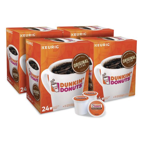 Image of Dunkin'® 400845 K-Cup Pods, Original Blend, 88/Carton
