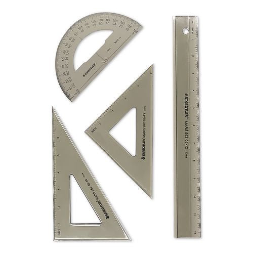 Image of Staedtler® 569 32BK College Combination Set, Plastic, Transparent Smoke