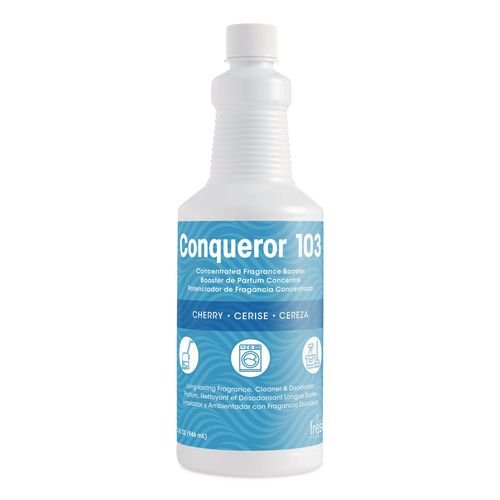 Image of Fresh Products 103Q-F-000I012M-20 Conqueror 103 Odor Counteractant Concentrate, Cherry, 32 Oz Bottle, 12/carton