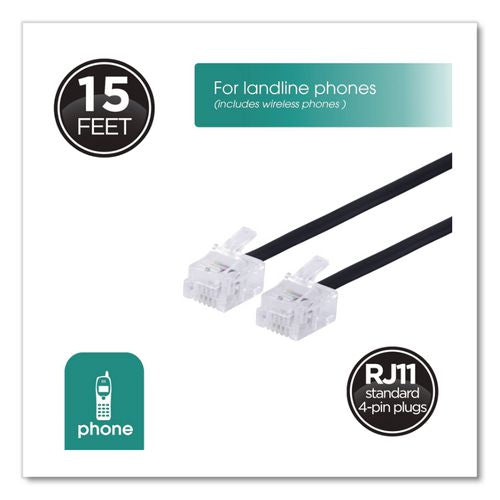 Image of Power Gear 76579999/86579 Line Cord, Plug/plug, 15 Ft, Black