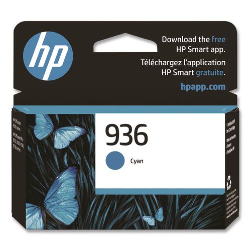 Image of HP 4S6U9LN HP 936, (4S6U9LN) Cyan Original Ink Cartridge