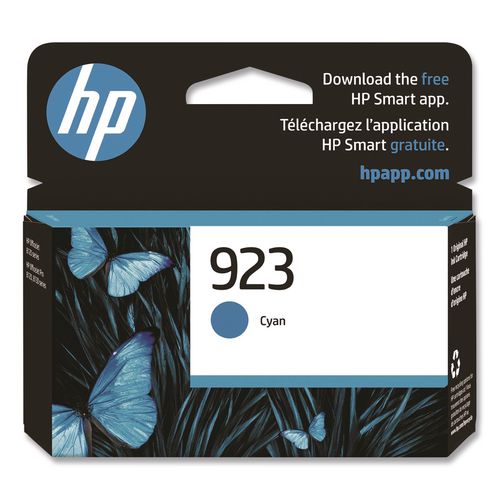Image of HP 4K0T0LN HP 923 (4K0T0LN) Cyan Original Ink Cartridge