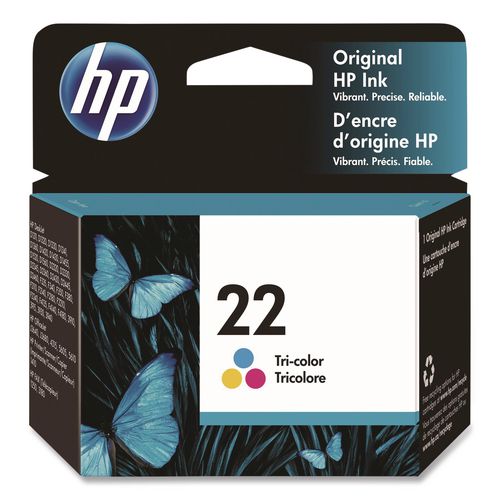 Image of HP C9352AN#140 HP 22, (c9352an) Tri-Color Original Ink Cartridge