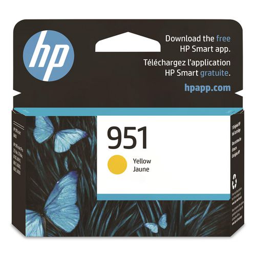 Image of HP CN052AN#140 HP 951, (cn052an) Yellow Original Ink Cartridge
