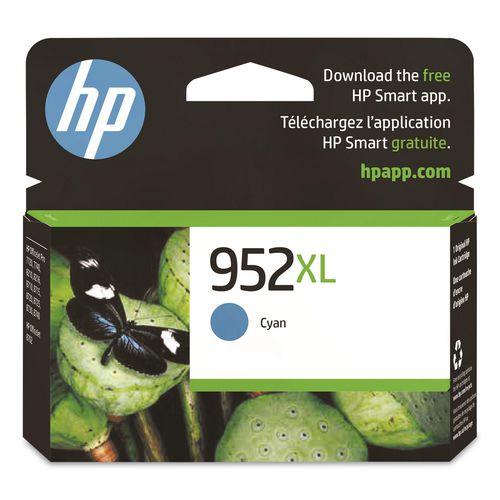 Image of HP L0S61AN#140 HP 952xl, (l0s61an) High-Yield Cyan Original Ink Cartridge