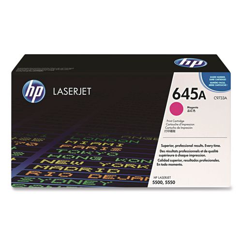 Image of HP C9733A HP 645a, (c9733a) Magenta Original Laserjet Toner Cartridge