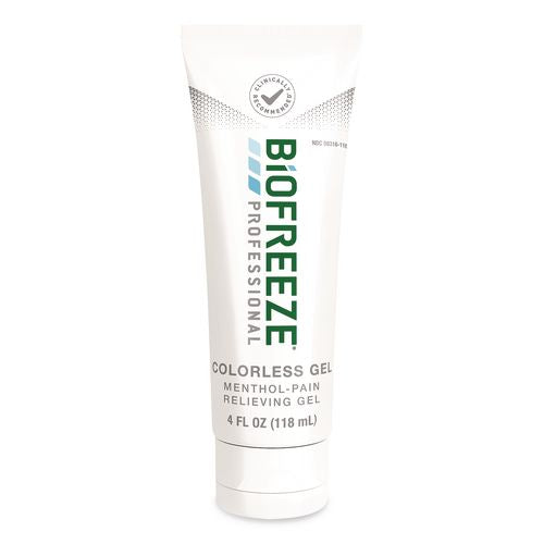 Image of BIOFREEZE® RKT3209976 Professional Colorless Topical Analgesic Pain Reliever Gel, 4 oz Tube
