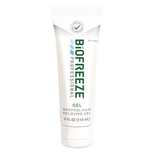 Image of BIOFREEZE® RKT3209975 Professional Green Topical Analgesic Pain Reliever Gel, 4 oz Tube