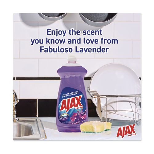 Image of Ajax® 61037540CT Dish Detergent, Fabuloso Scent, 28 oz Bottle, 9/Carton