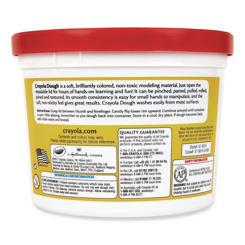 Image of CrayolaÂ® MODELING DOUGH BUCKET, 3 LBS, RED