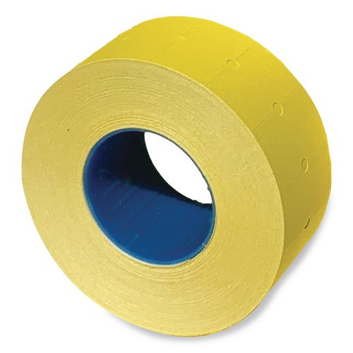 Image of Garvey® 2112-31510 Punch-Hole Lavel, 0.83 x 0.47, Yellow, 1,000/Roll, 8 Rolls/Pack