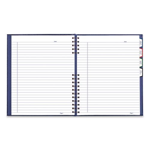 Image of Blueline® A10200.BLU NotePro Notebook, 1-Subject, Wide/Legal Rule, Indigo Blue Cover, (100) 10.75 x 8.5 Sheets