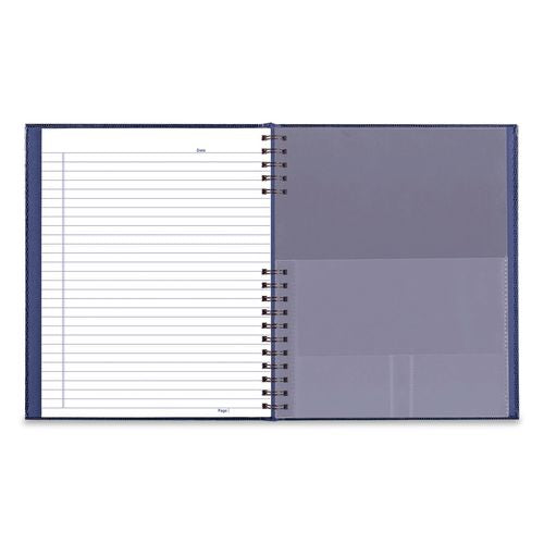 Image of Blueline® A10200.BLU NotePro Notebook, 1-Subject, Wide/Legal Rule, Indigo Blue Cover, (100) 10.75 x 8.5 Sheets