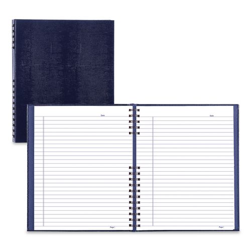 Image of Blueline® A10200.BLU NotePro Notebook, 1-Subject, Wide/Legal Rule, Indigo Blue Cover, (100) 10.75 x 8.5 Sheets