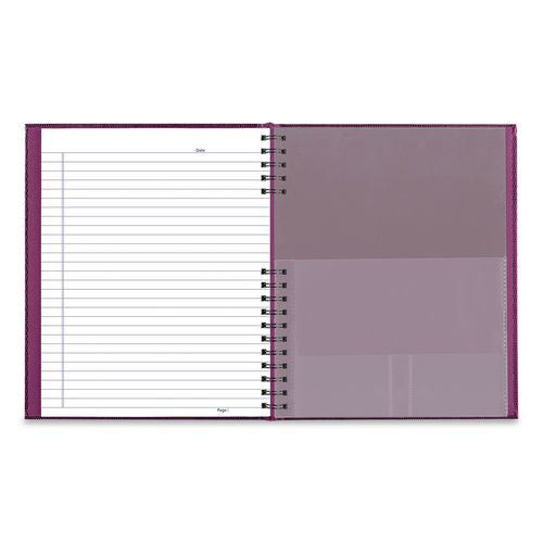 Image of Blueline® A10200.RAS NotePro Notebook, 1-Subject, Wide/Legal Rule, Dark Raspberry Cover, (100) 10.75 x 8.5 Sheets