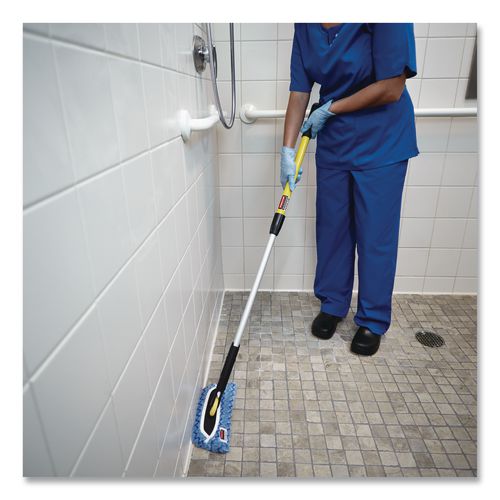 Image of Rubbermaid® Commercial FGQ85500BK00 Microfiber Flexi Frame, 13.13 x 5.38, Plastic, Black