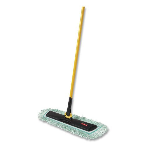 Image of Rubbermaid® Commercial HYGEN FGQ55900BK00 HYGEN Quick Connect Single-Sided Frame, 18 x 3.38, Plastic, Black