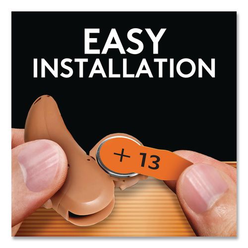 Image of Duracell® DA13B8 Hearing Aid Battery, #13, 8/pack