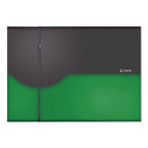 Image of Pendaflex® 67440GRN Seven-Pocket Poly Expanding File, 1" Expansion, 7 Sections, Elastic Cord Closure, 1/6-Cut Tabs, Letter Size, Green