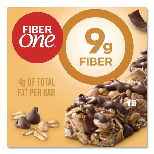 Image of Fiber One® GEM14562 Chewy Bars, Oats and Chocolate, 1.4 oz Bar, 16/Box