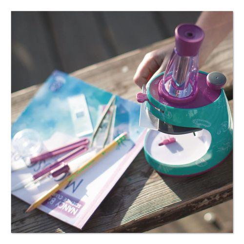 Image of Educational Insights® 5350 Nancy B's Science Club Microscope and Activity Journal, Ages 8 and Up, 30x to 400x Magnification, 8.7 x 9.2 x 4.3, Blue