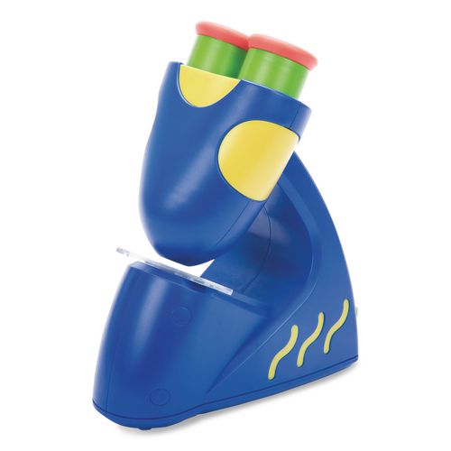 Image of Educational Insights® 8801 GeoSafari Jr. Talking Microscope, Ages 3 and Up, 5x Magnification, Blue