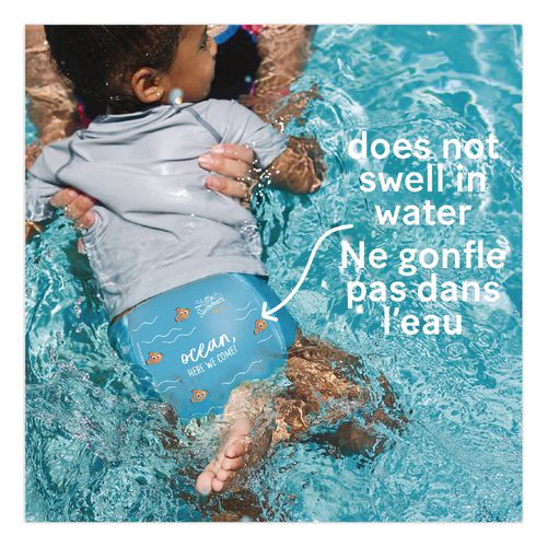 Image of Huggies® 18342 Little Swimmers, Size 4, 24 lbs to 34 lbs, 11/Pack, 8 Packs/Carton