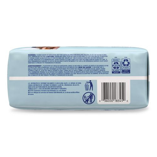 Image of Huggies® 18345 Little Swimmers, Size 5-6, 32 lbs and Up, 10/Pack, 8 Packs/Carton