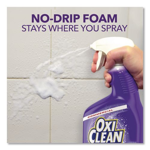 Image of OxiClean 57037-30000 Plus Bleach Mold and Mildew Stain Remover, Citrus Scent, 30 oz Spray Bottle, 8/Carton
