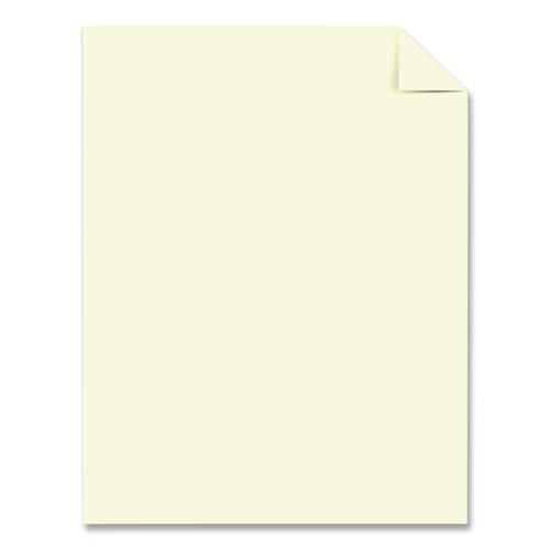 Image of Neenah Paper 81338 / 82338 Exact Vellum Bristol Cover Stock, 67 lb Bristol Weight, 8.5 x 11, Yellow, 100/Pack