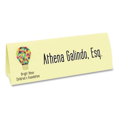 Image of Neenah Paper 81338 / 82338 Exact Vellum Bristol Cover Stock, 67 lb Bristol Weight, 8.5 x 11, Yellow, 100/Pack