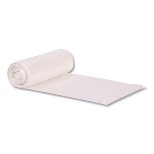 Image of Heritage Z6640LNR01 High-Density Waste Can Liners, 33 gal, 9 mic, 33" x 40", Natural, Roll, 25 Bags/Roll, 20 Rolls/Carton