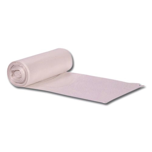 Image of Heritage H7258QC Linear Low-Density Can Liners, 60 gal, 2 mil, 36" x 58", Clear, Flat Pack, 100/Carton