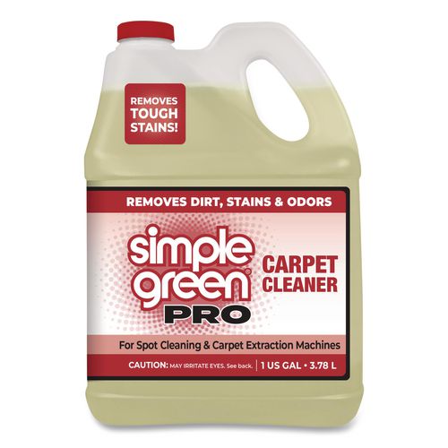 Image of Simple Green® 0510100406128 Pro Carpet Cleaner, Unscented, 1 gal Bottle, 4/Carton