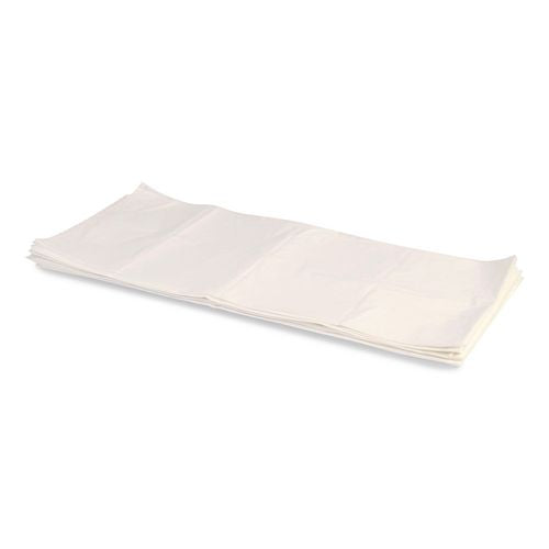 Image of Heritage H8648QC Linear Low-Density Can Liners, 56 gal, 2 mil, 43" x 48", Clear, Flat Pack, 100/Carton