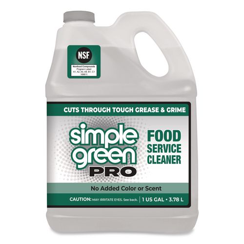 Image of Simple Green® 0610100401128 Pro Food Service Cleaner, 1 gal Bottle, 4/Carton