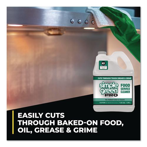 Image of Simple Green® 0610100401128 Pro Food Service Cleaner, 1 gal Bottle, 4/Carton