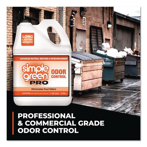 Image of Simple Green® 0710100404128 Pro Odor Control, Lemongrass Eucalyptus, 1 gal Bottle, 4/Carton
