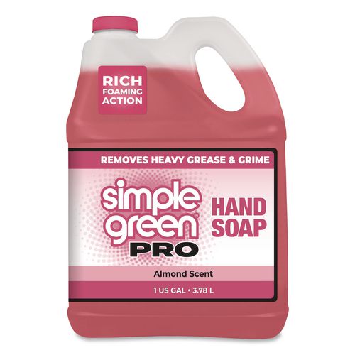 Image of Simple Green® 4110100402128 Pro Hand Soap, Almond Scent, 1 gal Bottle, 4/Carton