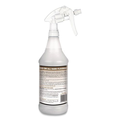 Image of Simple Green® 0510101205032 Pro Hard Floor Cleaner, Lemon Verbena Scent; 32 oz Spray Bottle, 12/Carton