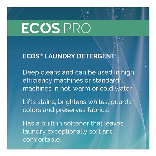 Image of ECOS® PRO PL9764/05 Laundry Detergent Liquid, Free and Clear, 5 gal Pail