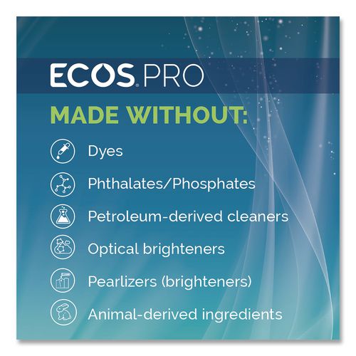 Image of ECOS® PRO PL9764/05 Laundry Detergent Liquid, Free and Clear, 5 gal Pail
